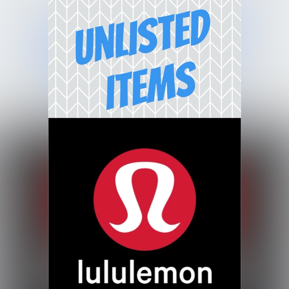 Lululemon Unlisted items for my shows
